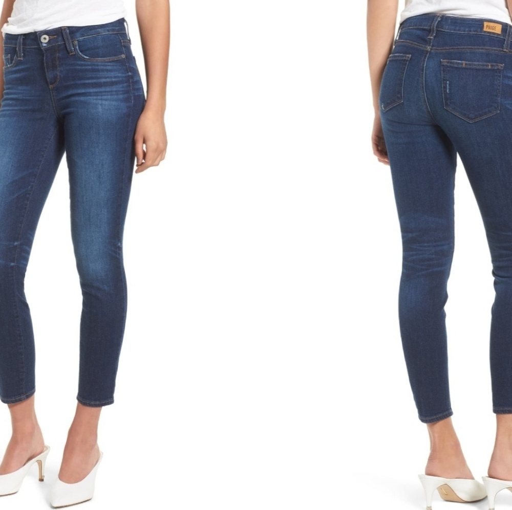 Paige Verdugo Transcend Vintage Crop Skinny Jean
